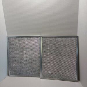 2 pack Range Aluminum Grease Filter 14 3/8 x 11 7/8 Has a small mark.